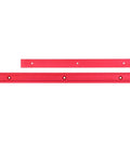 Aluminum Miter Track 400mm T Slot Guide Rail For Table Saws Milling Machines Band Saws in red aluminum alloy, side view