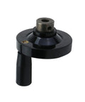 2 Pack Hand Crank Revolving Handle 63x8mm Wheel With M6 Thread For Lathe Machine And Grinder Durable Gum Wood Grip.