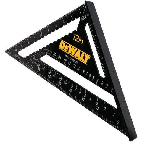 12 Inch Quick Square Dope Carpenter Tool For Framing And Layout, Durable Aluminum Ruler With Precision Angles, Multi Color