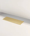 10 Pack Gold Edge Finger Pulls For Cabinets Aluminum Cabinet Handles For Kitchen Concealed Drawer Pulls With 3 Inch Hole Center