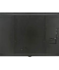 Slick 86 Inch 4K Ultra High Definition Digital Signage Display clean modern bezel back view with input connections.