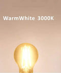 Auto On Off Photocell LED Bulbs 4W 470 Lumen ETL Listed Dusk To Dawn Style Warm White 2700K vs 3000K vs Daylight 5000K light tones