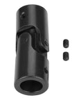 Heavy Duty Universal Joint Connector Coupling With Strong Metal Build 5/8 Inch Beam For Tough DIY Projects And Industrial Repairs That Last, black metal 20mm coupling