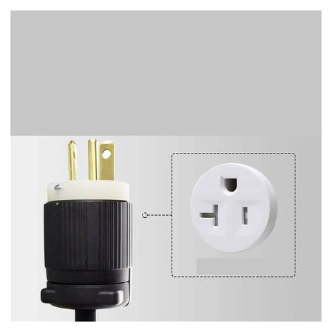 Plug of Beefy Portable Level 2 EV Charger 16A 3.68KW 26 Ft Cable Home Charging Station with outlet compatibility display