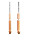 K2 Plus 0.4mm Quick Swap Nozzle Set For 3D Printer, copper alloy and hardened steel, 2 pack, front view.