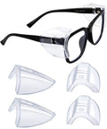 Slip On Side Shields For Prescription Glasses No Slip Eye Protection Shields For Most Frames Easily Slip On Durable 2 Pairs