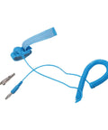 Anti Static Wrist Strap ESD Grounding Bracelet For Electronics Repair with adjustable conductive fiber band, copper clip.