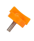Heavy Duty Juicer Component Compression Screws Secure Fastener For XC2000E Replacement Parts And Home Chef Upgrade Kit For Electric Juicers Easy Install And Maintenance Friendly Durable Hardware orange metal screw close-up