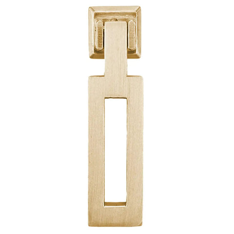 Sleek Chinese Style Cabinet Pulls With Matte Gold Finish Brushed Brass Look Zinc Alloy Drawer Handles For Dresser Closet Chest 3.07 By 0.87 By 0.79 Inches Set Of 2 Furniture Hardware