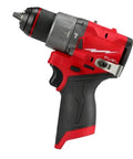 Hassle Free Brushless Cordless Hammer Drill Driver Featuring A Rugged All Metal Chuck And Streamlined Compact Housing Delivering Kickin Torque On Job Sites, compact red drill with textured grip.