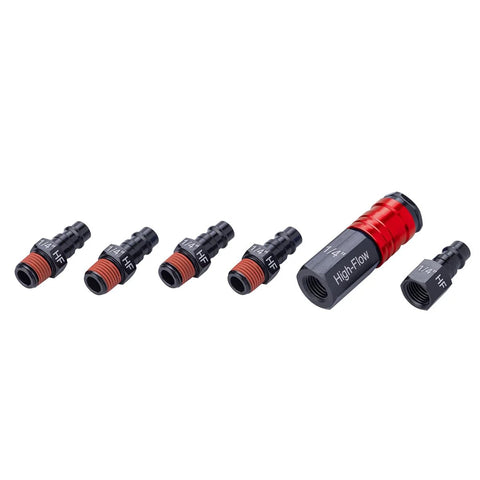 Craftsman 6-piece aluminum high-flow fittings kit with 1/4-in NPT threads