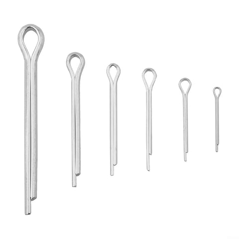 Rock Solid Stainless Steel Cotter Pin And Hair Pin Kit 230 Piece Assortment With Clevis Retaining Hitch Pins Spring Fasteners