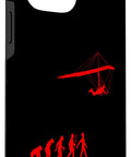 Dope Hang Gliding Phone Case For Men And Women Who Love The Sky Dope Hang Glide Art Gift Idea For Hang Gliding Enthusiasts Athletes Instructors And Outdoor Flyers Looking For A Bold Statement Accessory with evolution art design.