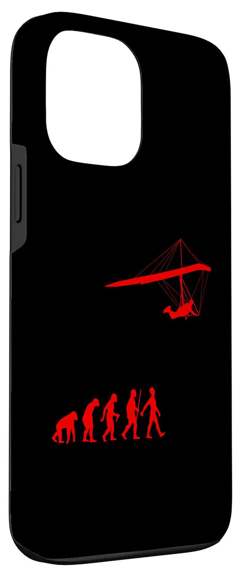 Dope Hang Gliding Phone Case For Men And Women Who Love The Sky Dope Hang Glide Art Gift Idea For Hang Gliding Enthusiasts Athletes Instructors And Outdoor Flyers Looking For A Bold Statement Accessory with evolution art design.