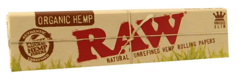 King Size Slim Organic Hemp Rolling Papers Box Set Including 50 Packs Of 32 Leaves Each, Ultra Thin, Pure Hemp Paper With Hemp Natural Gum