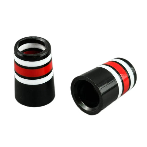 Three Pack.370 Tip Ferrules For Taper Tip Irons And Wedges With Durable Rubber Sleeve And Mixed Color Rings Easy Grip Upgrade