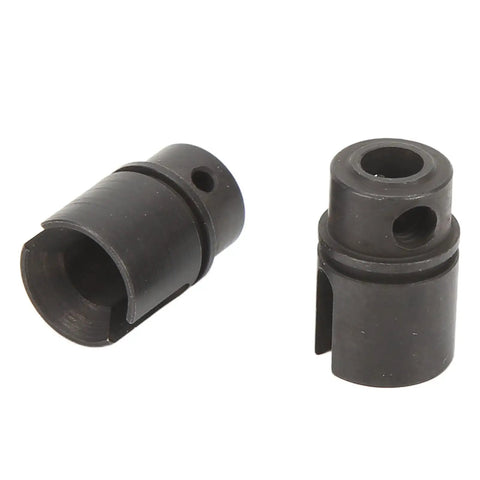 Center Drive Coupler And Joint Cup Set For 1 Tenth Scale Losi Tenacity RC Cars Hardened Steel Shaft Connectors Replacement For Brushless SCT Off Road Rigs Delivers Durable Power Transfer Under Heavy Load black steel parts