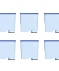 Six premium replacement water filter cartridges for fully automatic coffee machines, softening hard water for rich aroma.