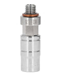 M12x1.75 Oil Drain Plug Kit Stainless Steel Self Tapping Thread Repair Tool CNC Cut For Accurate Install Durability Fix Stripped Pan Threads Fast And Easy, front view