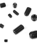 Assorted screws from 300 Piece Stainless Steel Hex Socket Set Screws Kit M3 To M8 With Storage Box Multipurpose Rust Resistant Fasteners