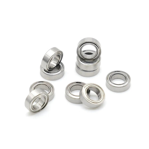Top Shelf Abec7 Precision Ball Bearings 10 Pack Mr106zz Deep Groove Double Sealed RC Car Suspension Components Pre Lubricated Dead Quiet Performance