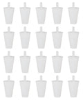 Durable 20 Pcs Silicone Tapered Plugs Kit That Holds Up Under Heat For Anodizing And Painting Projects, No Cracking Or Shrinking Ever So Your Work Stays Safe. 20 white tapered silicone plugs