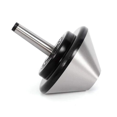 MT2 Lathe Bull Nose Live Center 5 Inch 120mm Morse Taper No 2 75 Degree Heavy Duty Alloy Steel Shaft With Triple Ball Bearings Dust And Liquid Proof