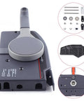 Outboard Remote Control Box With Side Mount All-In-One Boat Steering System Remote Mount Box For Yamaha Outboards Easy Electric Start