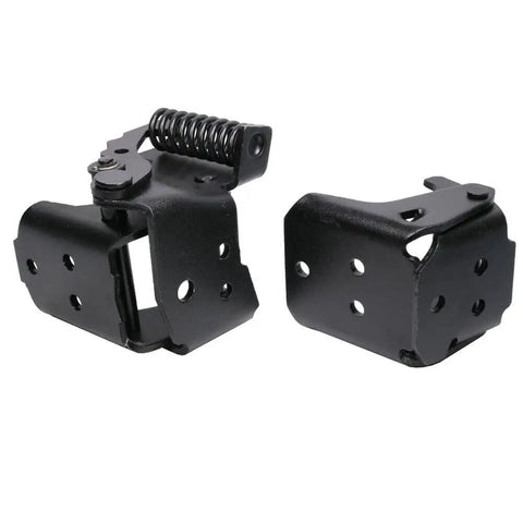2 Piece Left Driver Door Hinge Set Assembly For Buick Regal 1978 1988 Chevy El Camino Malibu Monte Carlo Olds Cutlass 1978 1981 Steel Aluminum Black