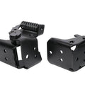 2 Piece Door Hinge Set For GM Classic Cars Left And Right Doors With Upper And Lower Hinges Black Steel Aluminum Build