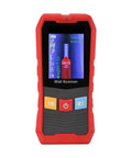 Heavy Duty Stud Finder And Wall Scanner With Wireless Pipe And Cable Detector For Electrical Hunting And Wood Beam Locating, red device, digital display