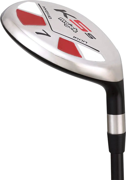 All Hybrid Number 7 Golf Club For Men Right Handed Senior Flex Graphite Shaft 38 Inch Standard Length Black Pro Velvet Grip