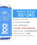 Heavy Duty Premium Smart Battery Management System 24V To 72V Handling 40 Amps with built-in Bluetooth and 1A balance current.
