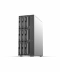 Plug Straight Into Legit Heavy Duty Storage With This Nine Bay External Hard Drive Enclosure featuring sleek silver design and access slots.