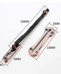Heavy Duty Door Security Chain Lock Forged From 304 Stainless Steel Boasts A Breezy Sliding Bolt Latch And Serious Anti Theft Deadbolt dimensions.