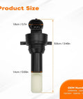 Washer Fluid Level Sensor For Cadillac Escalade 2007 2014 And Chevy Avalanche Silverado Suburban 2007 2013 2011 2014 Replacement Easy Install High Quality Plug And Play, black plastic sensor, 8.8cm
