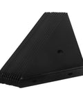 Triangle Corner Brace Set Of 12 Cold Rolled Steel Right Angle Brackets For Furniture Beds Shelves And Office Sturdy Shelf Supports