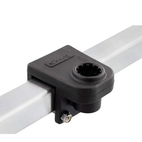 Universal One Quarter Inch Square Rail Mount Black Fits One Quarter Inch Square Rails For Boats And Gear Made In The USA Model 0243 BK Durable Easy Install
