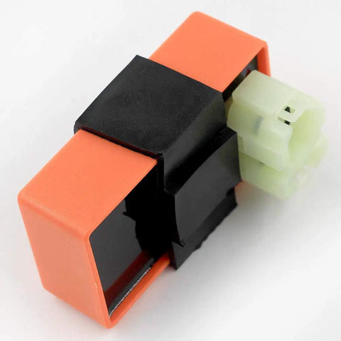 High Performance Racing AC CDI Box 6 Pin With Ignition Coil And 3 Electrode Spark Plug For GY6 50cc 80cc 125cc 150cc