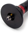 Mini Pneumatic Chamfering And Deburring Machine For Metal Work close-up of the cutting edge and adjustment dial.