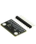 9 Axis MEMS Motion Tracking Sensor Module With Low Power Design, ICM 20948 Compatible IMU For Arduino Raspberry Pi And PCBs, High Precision Accelerometer Gyro Magnetometer, Circuit Board, black PCB with header pins