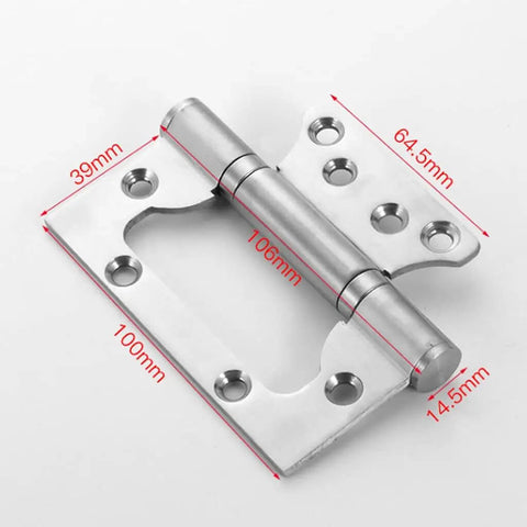 Heavy Duty Slot Free Hinges For Cabinets And Closets 4 Inch To 5 Inch Silent Thickened Stainless Steel Interior Door And Cabinet Hinges