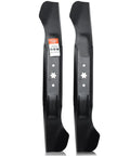 2 Pack High Lift Mower Blades For 46 Inch Decks, 6 Point Star Design, OEM Replacement For Cub Cadet Troy-Bilt Lawn Tractors