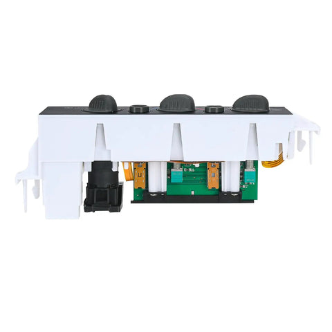 Side view of AC Heater Control Panel Climate Control Module Switch For Chevy And GMC Trucks 1996 To 1999 without rear window defogger