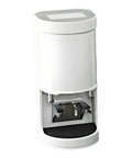 Electric Coffee Tamper 58mm Automatic Tamping Station With Touchscreen Controls And Rock Solid Build, white design.