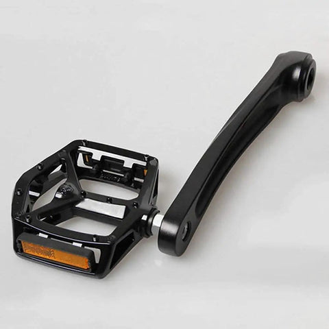 Left Crank Arm 170mm For 9/16 Inch Pedals With Diamond Or Square Hole Interface Aluminum Alloy Construction 210mm Total Length