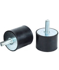 Tough As Nails Rubber Vibration Isolation Mounts Four Pack With M8 Threads for reducing engine rumble and absorbing shock.
