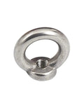 Rock Solid 304 Stainless Steel Lifting Eye Bolt Ring Nut with threaded middle for secure rigging and heavy duty lifting.