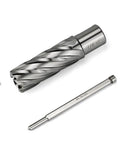 Hardcore Weldon Shank Annular Cutter For Magnetic Drills And Mill Presses High Speed Steel Hole Saw 7/8 inch diameter with leader pin.