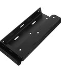 Floating Shelf Brackets For Kitchen And Bathroom Wall Mounted L Shaped Shelf Support, black steel, close-up of bracket design.